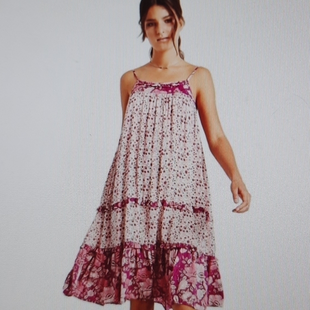 Spell and the Gypsy Winona Strappy Dress Berry xxs